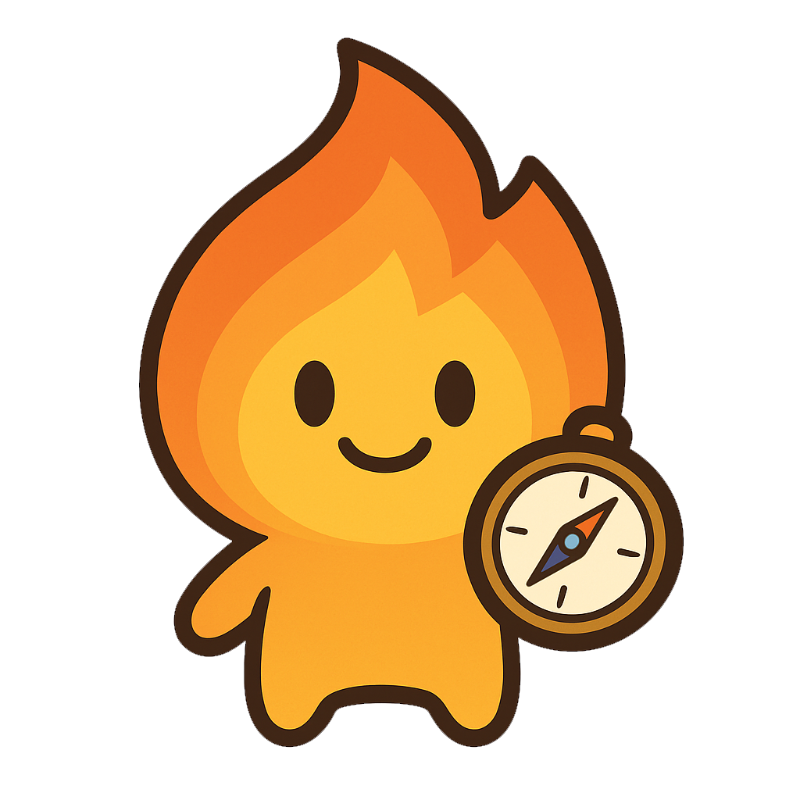 みち火くん（生活保護×起業ナビのマスコット）